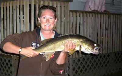 Walleye Caught On The Lake