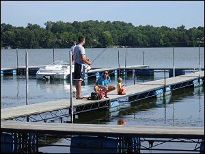 Photo of fishing from the dock