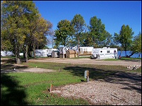 Photo of campers in the distance.